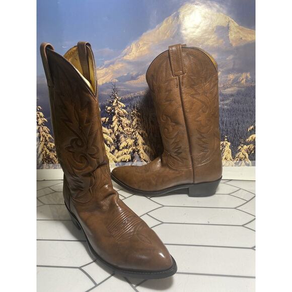 Dan Post 2111 J Size 10 B Mens Brown Leather Boots main image 10